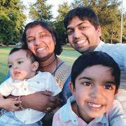 Dushyant Vipradas and Siri Yenigalla family photo
